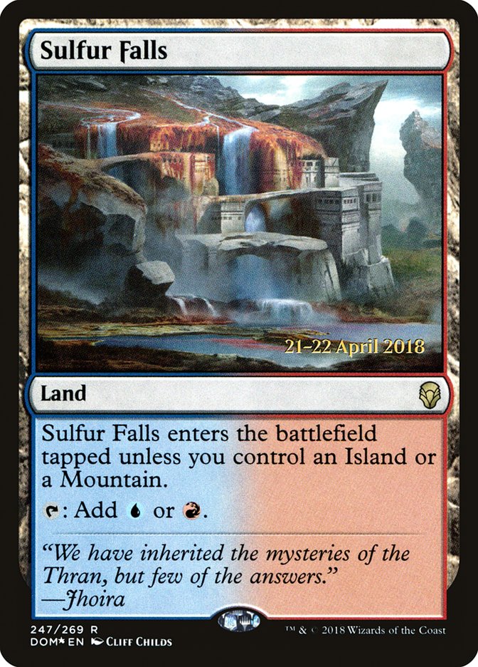 Sulfur Falls  [Dominaria Prerelease Promos] | Grognard Games