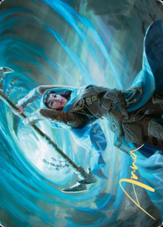 Sea Gate Stormcaller Art Card (Gold-Stamped Signature) [Zendikar Rising Art Series] | Grognard Games