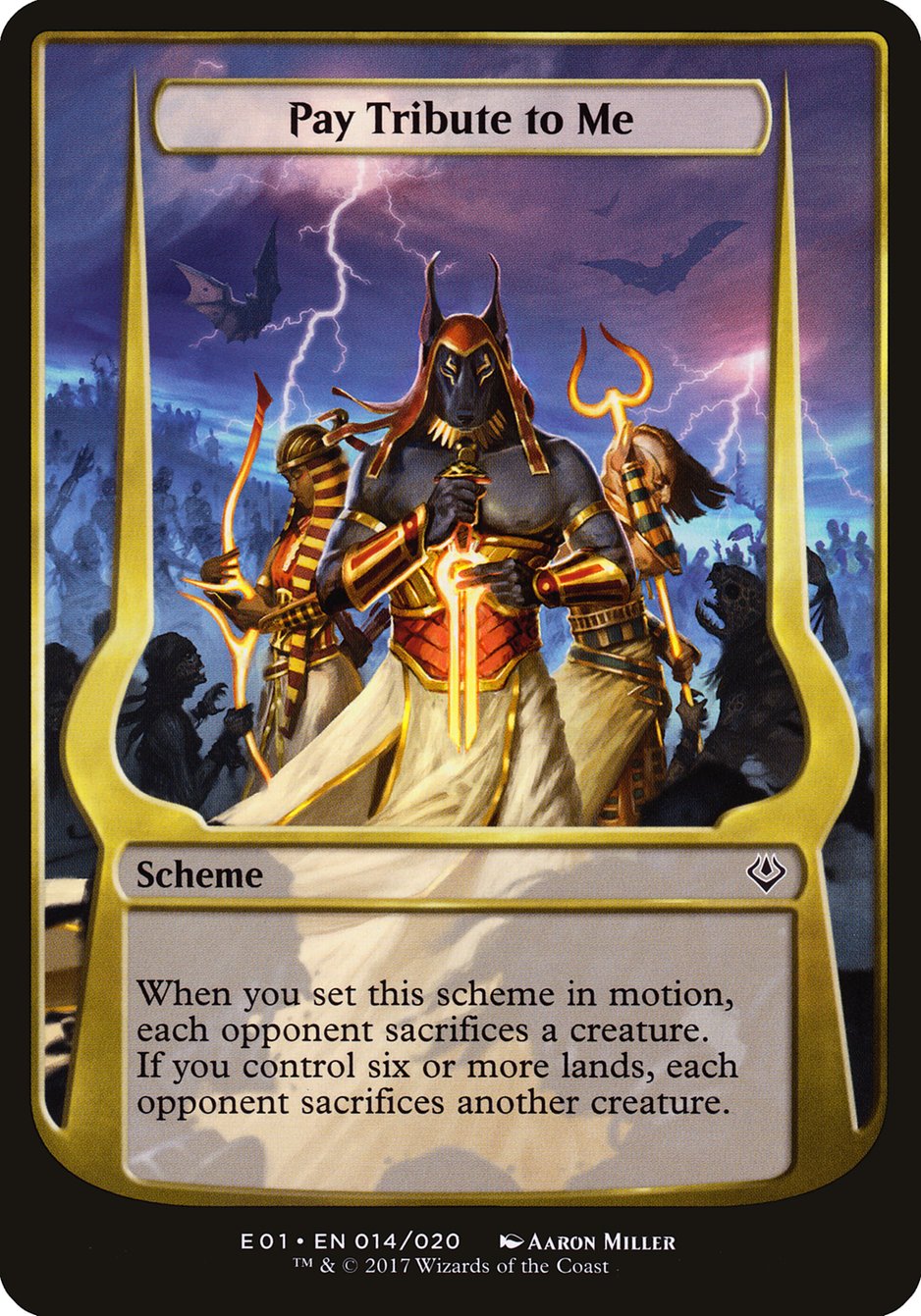 Pay Tribute to Me (Schemes) [Archenemy: Nicol Bolas Schemes] | Grognard Games