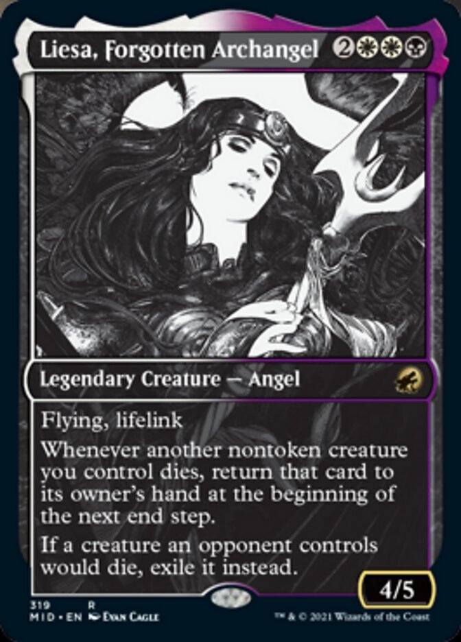 Liesa, Forgotten Archangel (Showcase Eternal Night) [Innistrad: Midnight Hunt] | Grognard Games