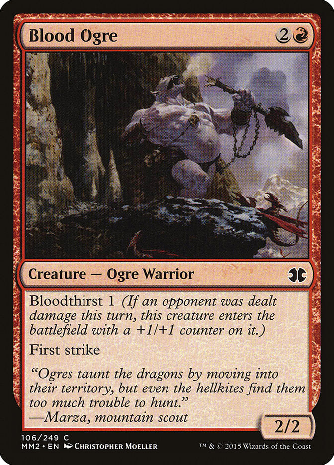 Blood Ogre [Modern Masters 2015] | Grognard Games