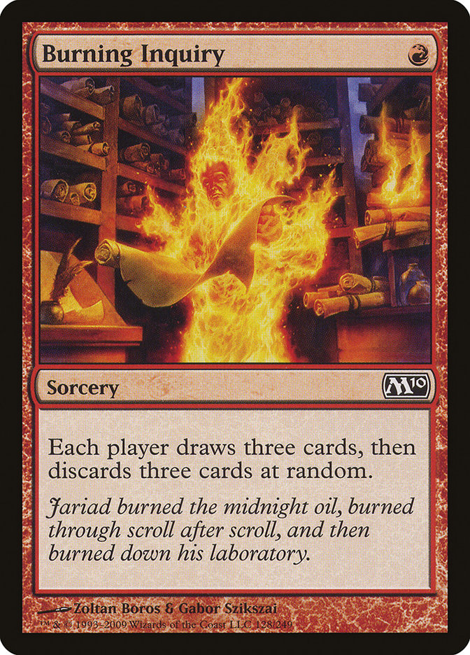 Burning Inquiry [Magic 2010] | Grognard Games