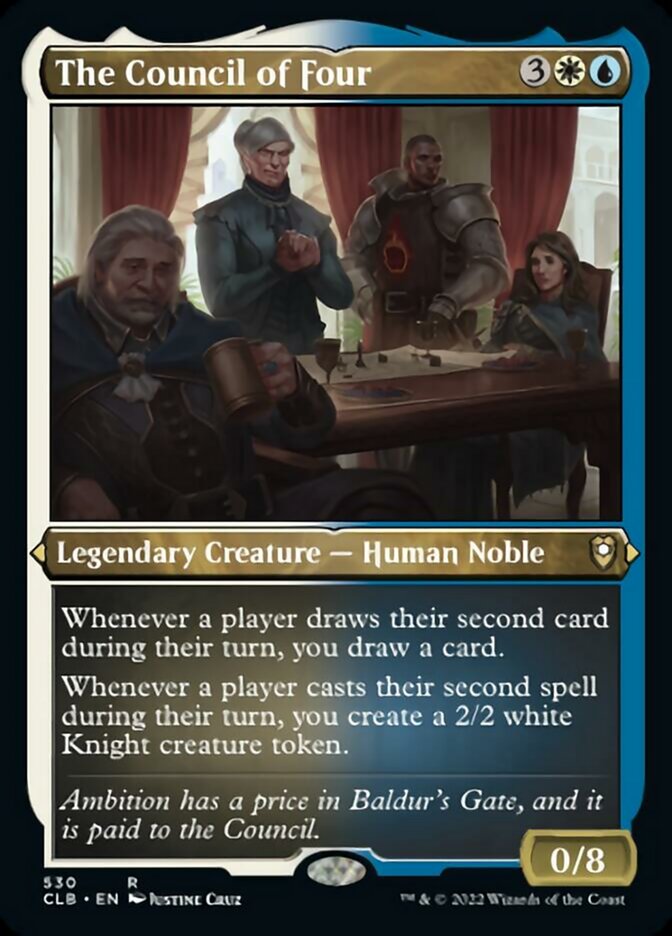 The Council of Four (Foil Etched) [Commander Legends: Battle for Baldur's Gate] | Grognard Games