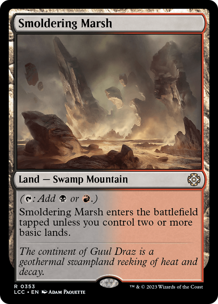 Smoldering Marsh [The Lost Caverns of Ixalan Commander] | Grognard Games