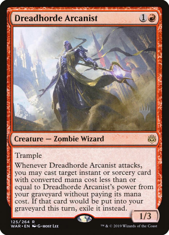 Dreadhorde Arcanist (Promo Pack) [War of the Spark Promos] | Grognard Games