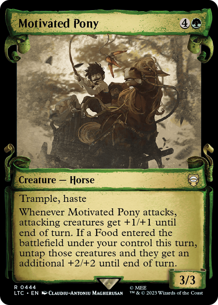 Motivated Pony [The Lord of the Rings: Tales of Middle-Earth Commander Showcase Scrolls] | Grognard Games