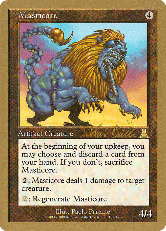 Masticore (Kai Budde) [World Championship Decks 1999] | Grognard Games