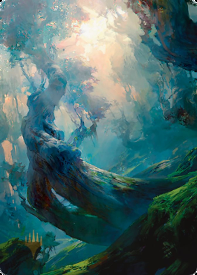 Forest 3 Art Card (Gold-Stamped Signature) [Zendikar Rising Art Series] | Grognard Games