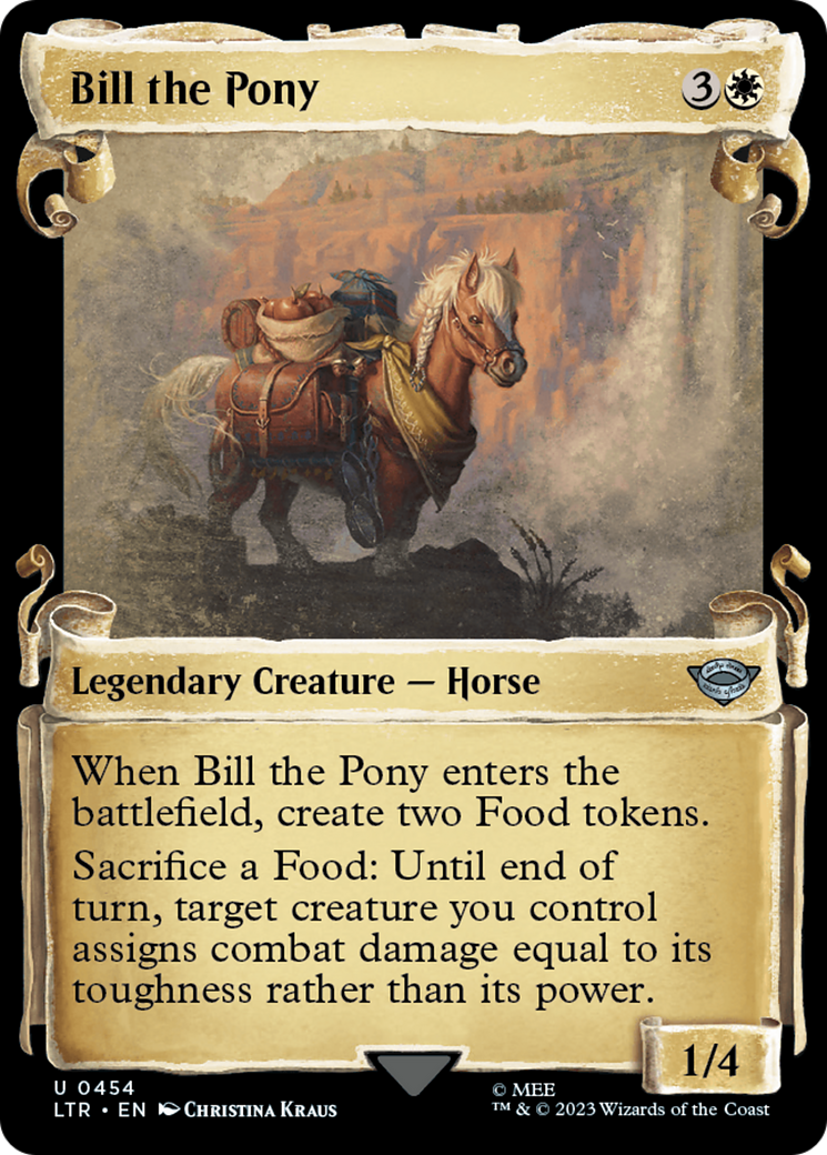 Bill the Pony [The Lord of the Rings: Tales of Middle-Earth Showcase Scrolls] | Grognard Games