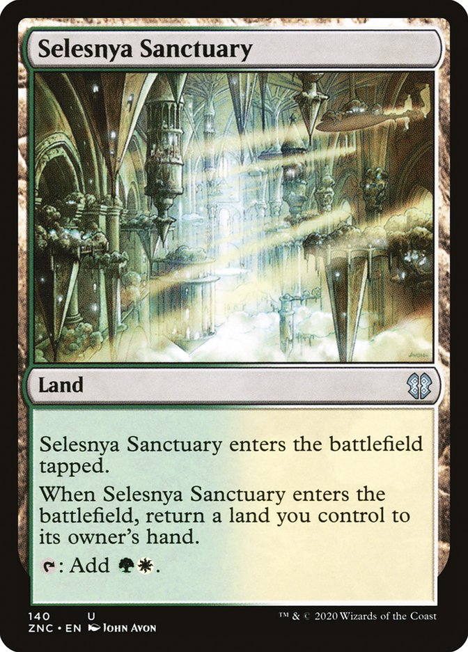 Selesnya Sanctuary [Zendikar Rising Commander] | Grognard Games