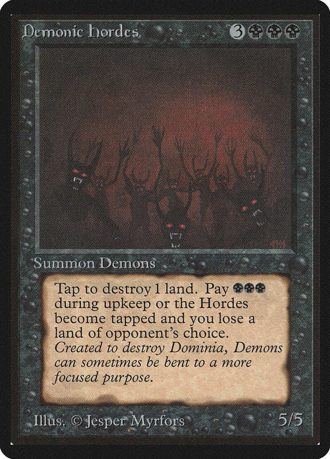Demonic Hordes [Limited Edition Beta] | Grognard Games