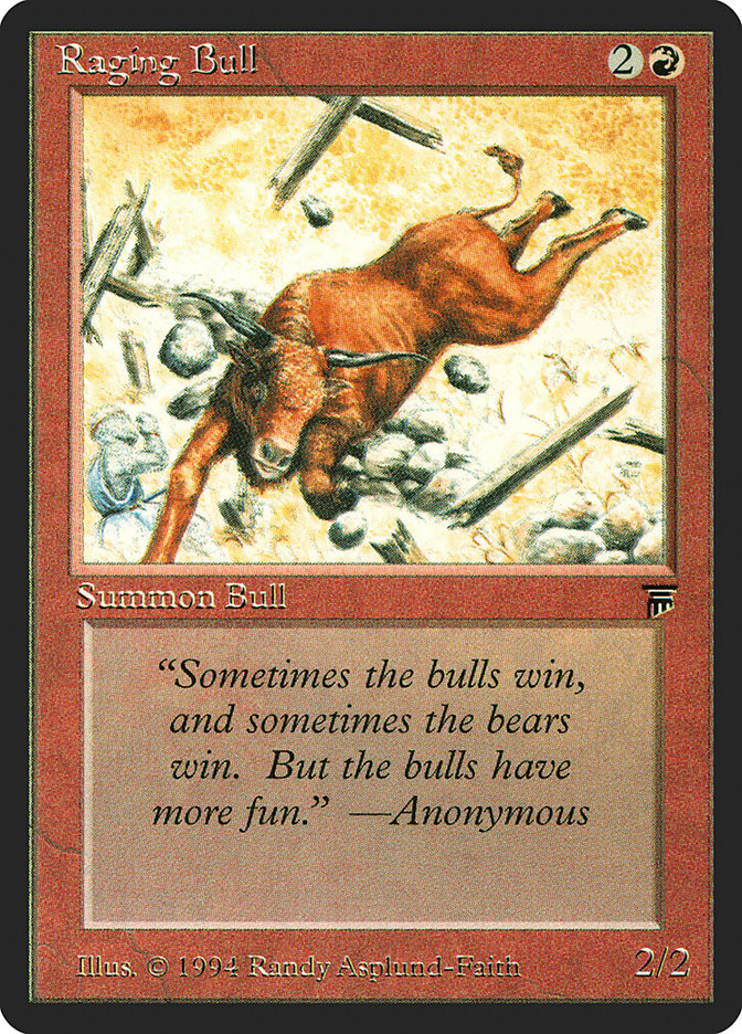 Raging Bull [Legends] | Grognard Games
