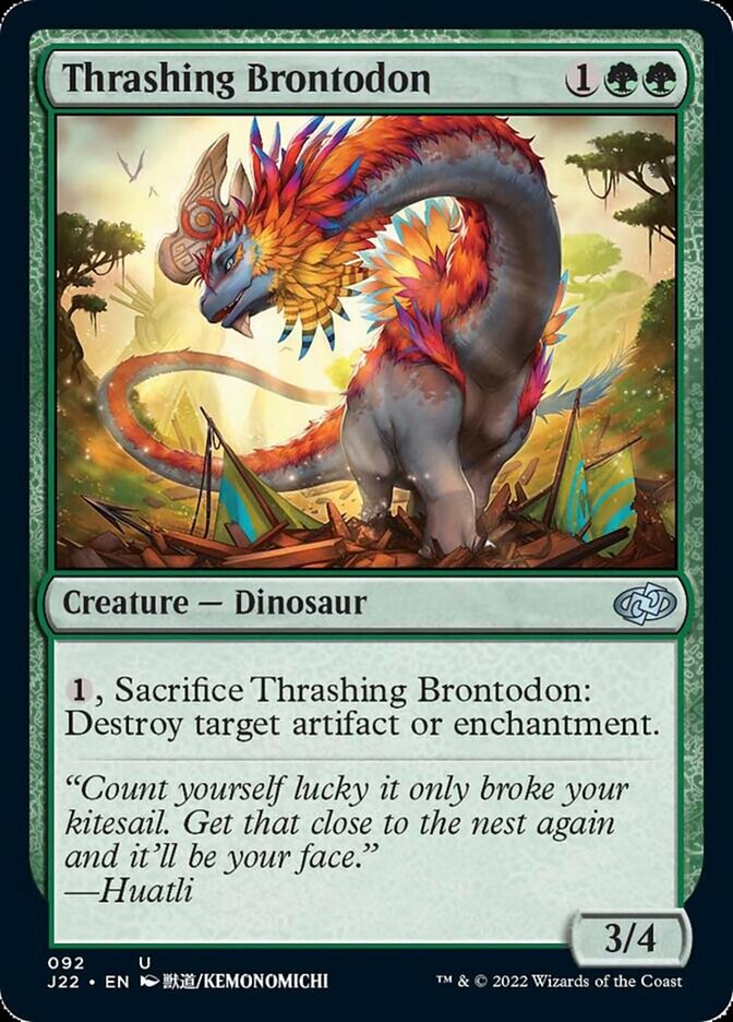 Thrashing Brontodon [Jumpstart 2022] | Grognard Games