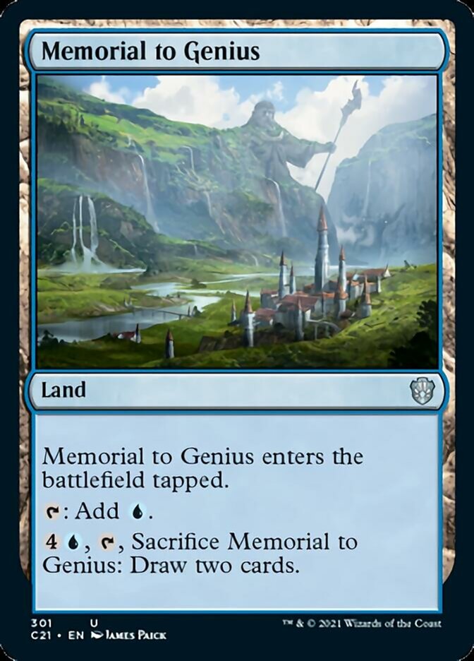 Memorial to Genius [Commander 2021] | Grognard Games