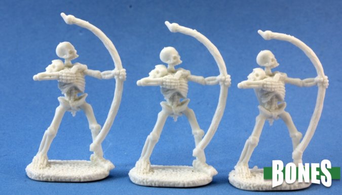 BONES 77018 Skeletal Archer (3) | Grognard Games