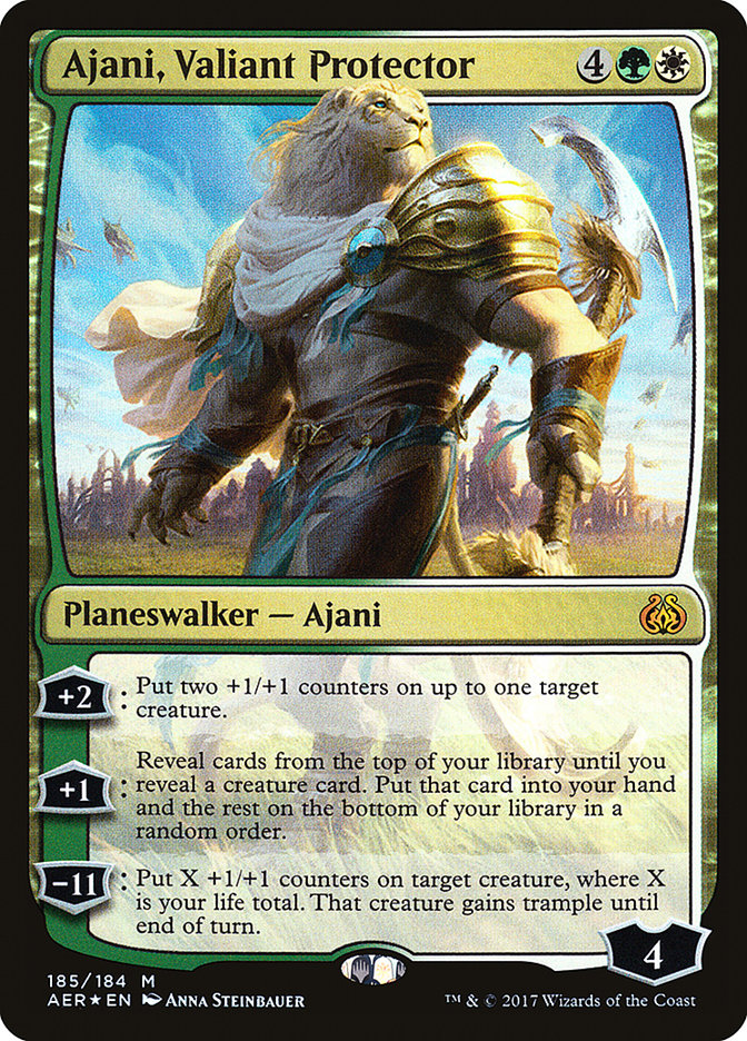 Ajani, Valiant Protector [Aether Revolt] | Grognard Games