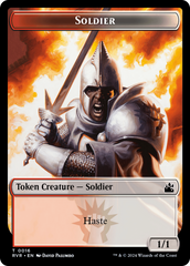 Goblin (0008) // Soldier Double-Sided Token [Ravnica Remastered Tokens] | Grognard Games