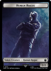 Human Rogue // Clue (0021) Double-Sided Token [Doctor Who Tokens] | Grognard Games