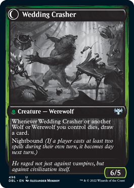 Wolfkin Outcast // Wedding Crasher [Innistrad: Double Feature] | Grognard Games