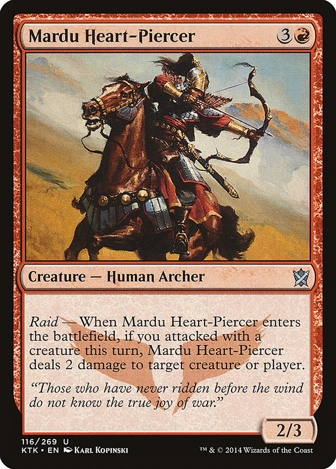 Mardu Heart-Piercer [Khans of Tarkir] | Grognard Games