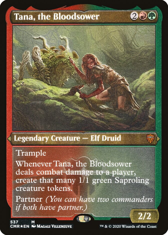 Tana, the Bloodsower (Etched) [Commander Legends] | Grognard Games