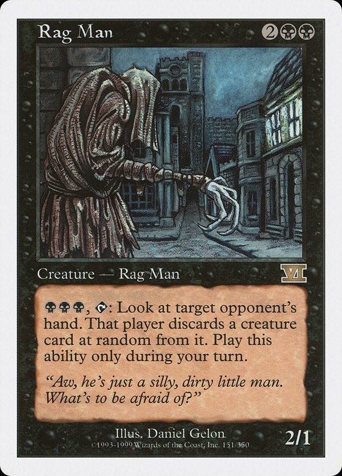 Rag Man [Classic Sixth Edition] | Grognard Games