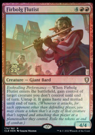 Firbolg Flutist [Commander Legends: Battle for Baldur's Gate Prerelease Promos] | Grognard Games