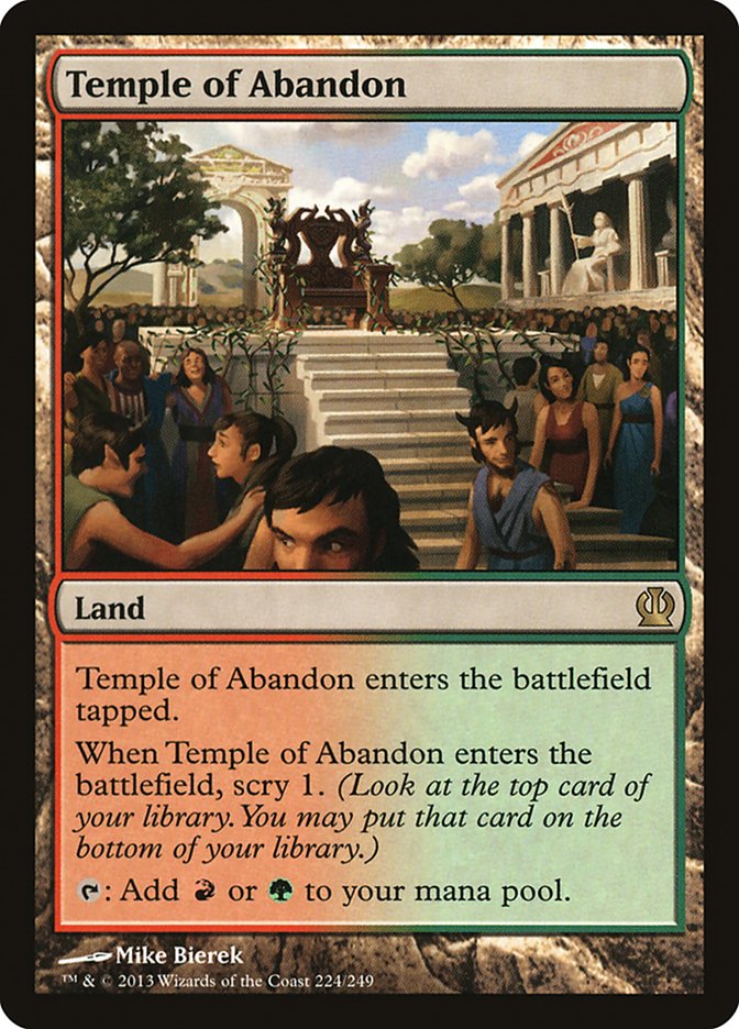Temple of Abandon [Theros] | Grognard Games