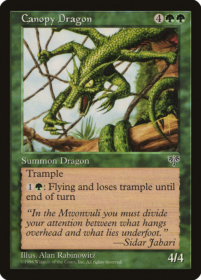 Canopy Dragon [Mirage] | Grognard Games