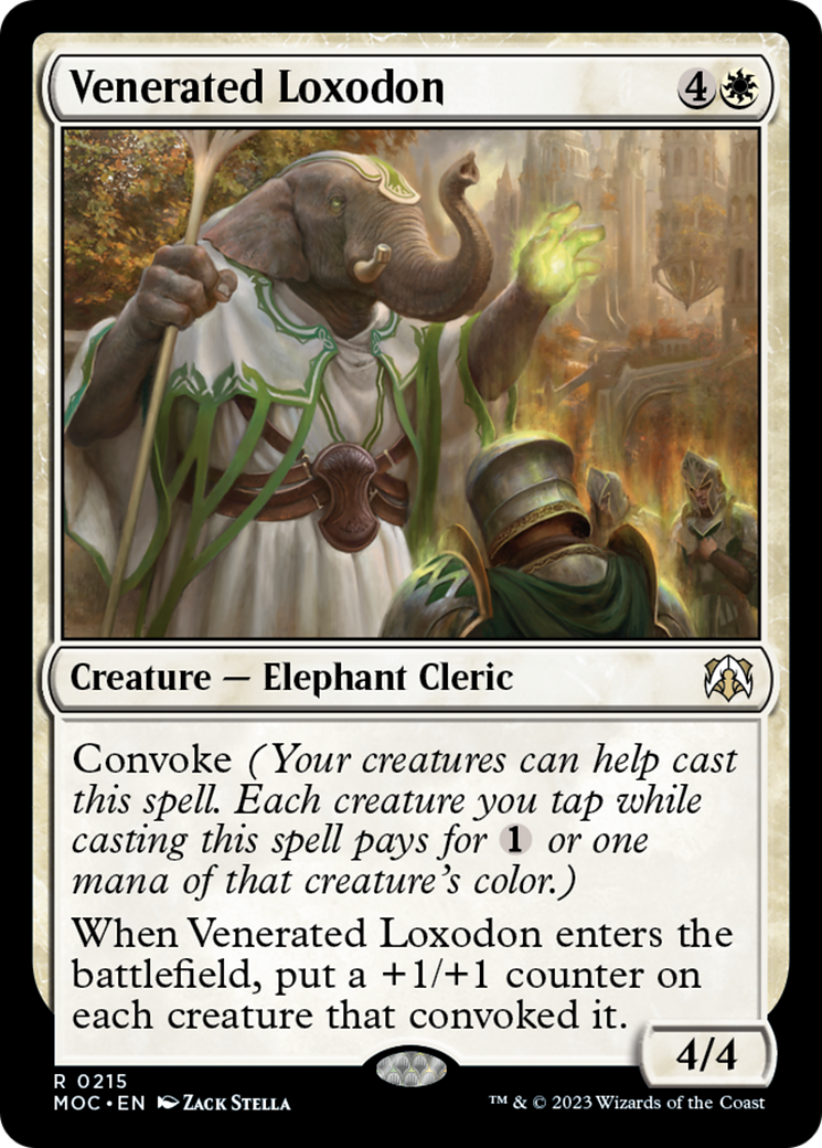 Venerated Loxodon [March of the Machine Commander] | Grognard Games