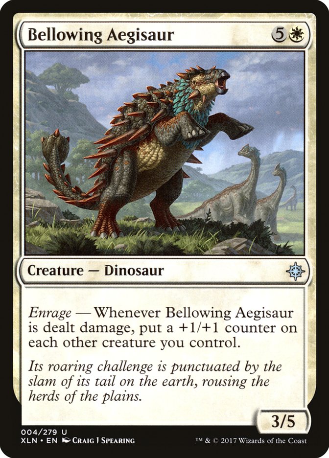 Bellowing Aegisaur [Ixalan] | Grognard Games