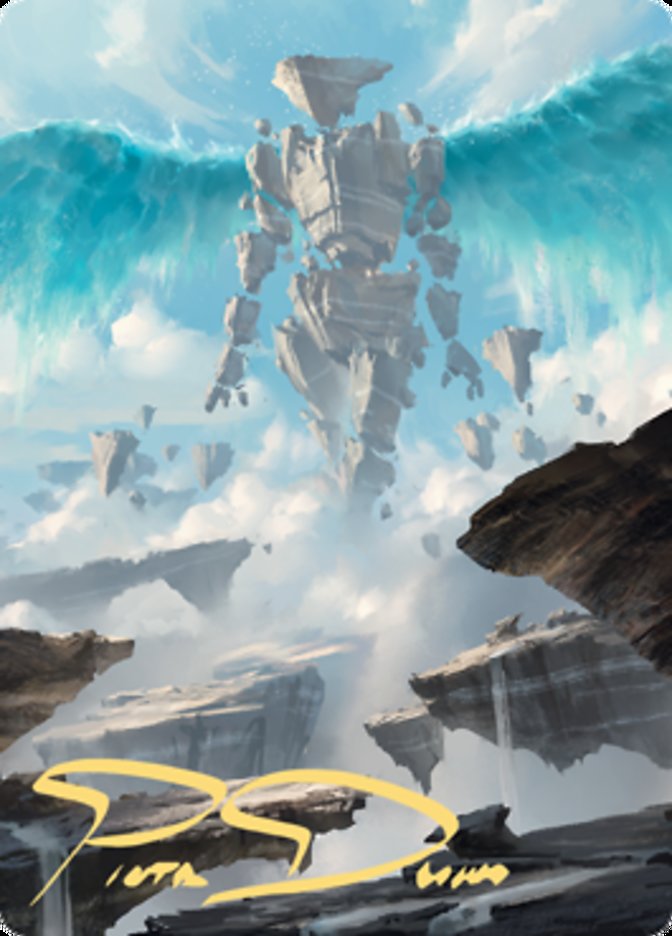 Celestial Colonnade Art Card (Gold-Stamped Signature) [Zendikar Rising Art Series] | Grognard Games