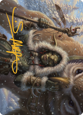 Owlbear Shepherd Art Card (Gold-Stamped Signature) [Commander Legends: Battle for Baldur's Gate Art Series] | Grognard Games