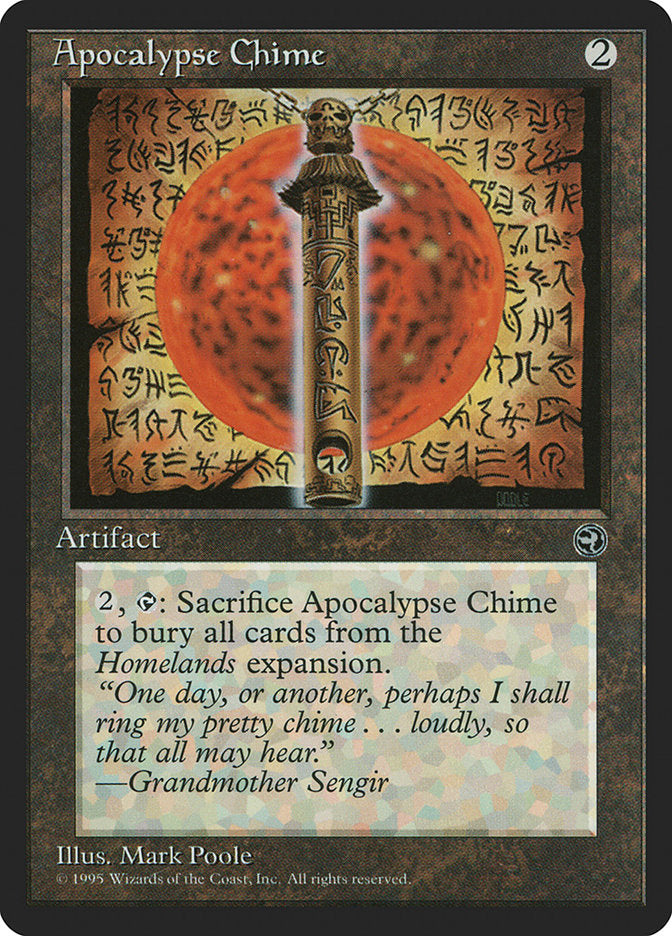 Apocalypse Chime [Homelands] | Grognard Games