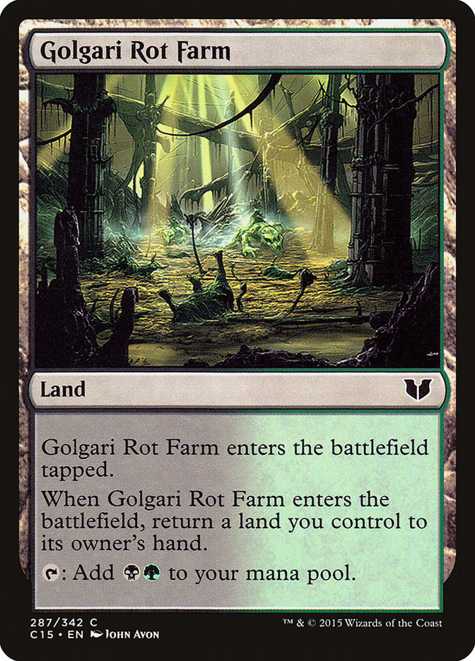 Golgari Rot Farm [Commander 2015] | Grognard Games