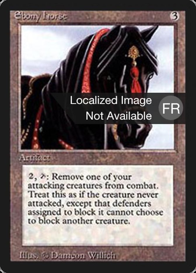 Ebony Horse [Foreign Black Border] | Grognard Games