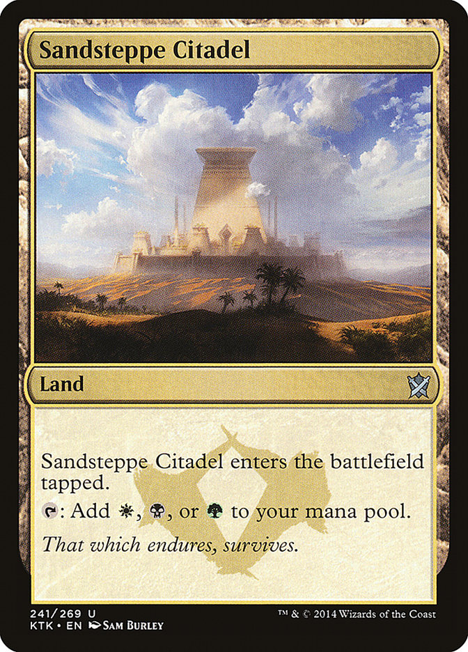 Sandsteppe Citadel [Khans of Tarkir] | Grognard Games