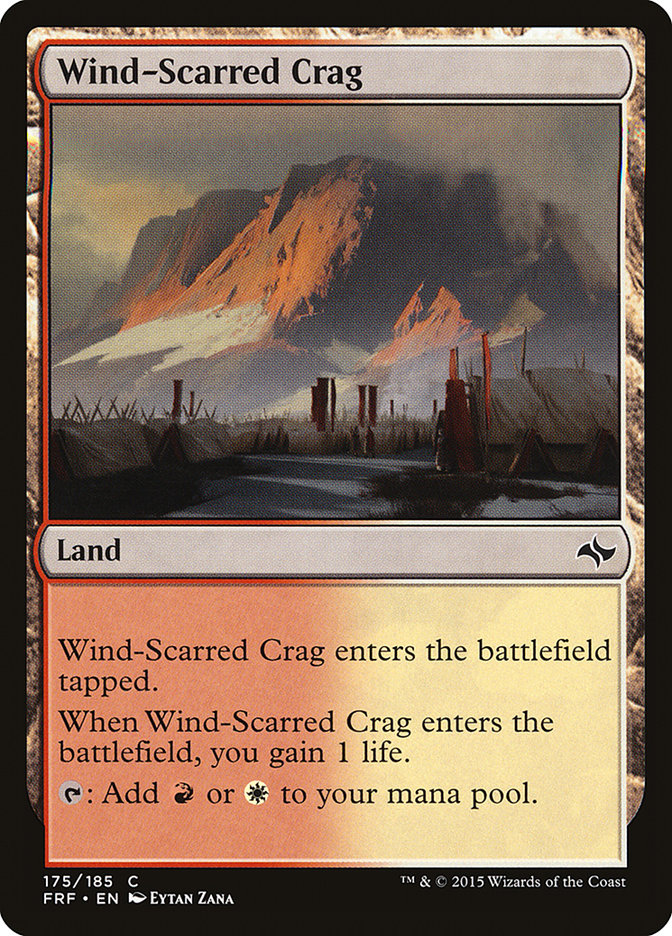 Wind-Scarred Crag [Fate Reforged] | Grognard Games