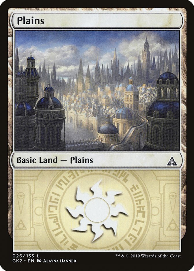 Plains (26) [Ravnica Allegiance Guild Kit] | Grognard Games