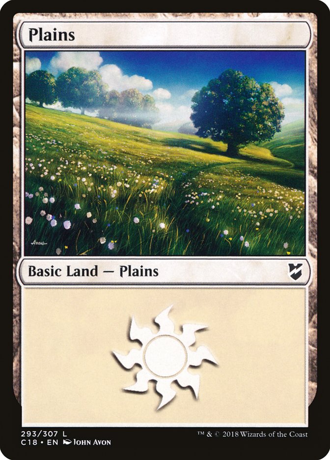 Plains (293) [Commander 2018] | Grognard Games