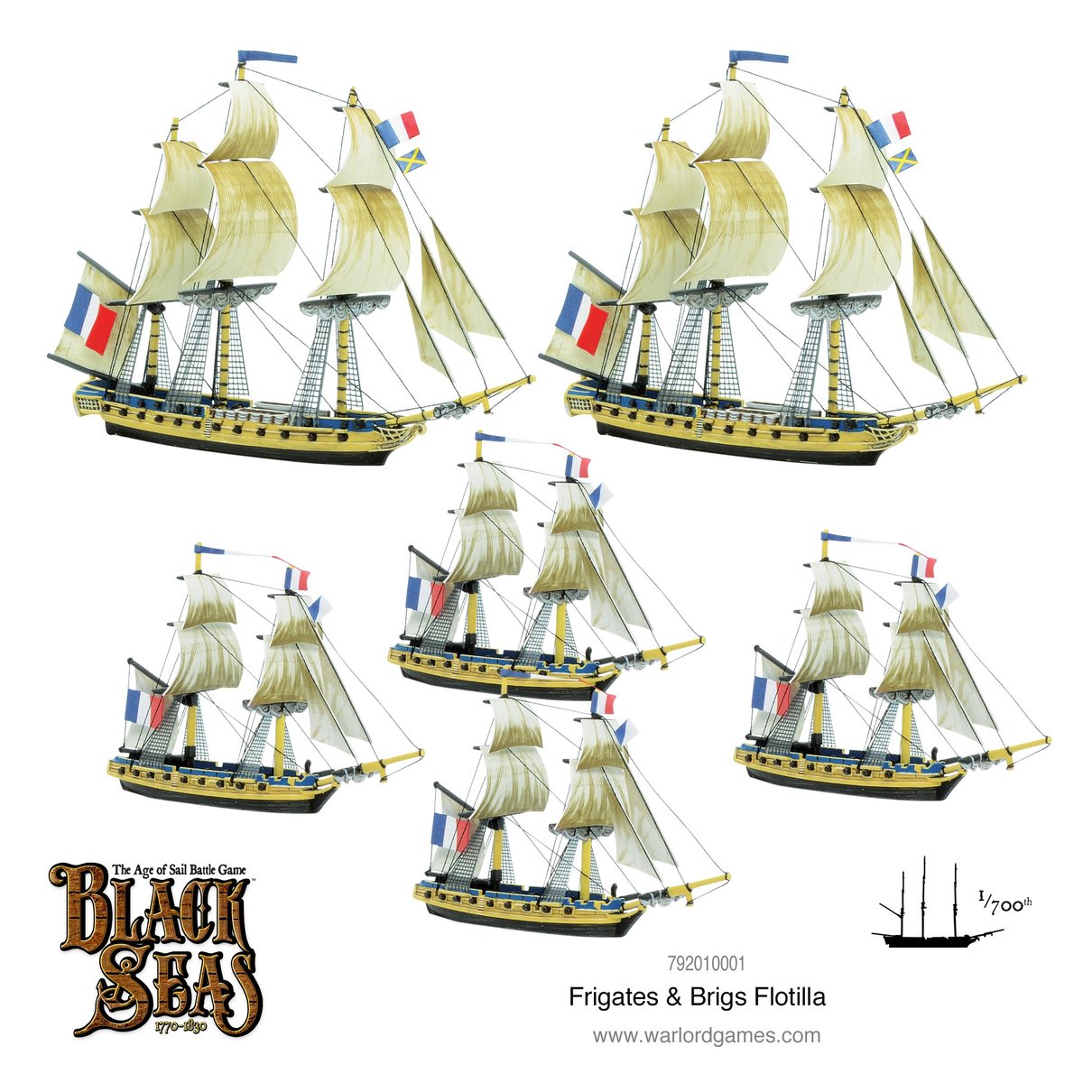 Black Seas: Frigates & Brigs Flotilla | Grognard Games
