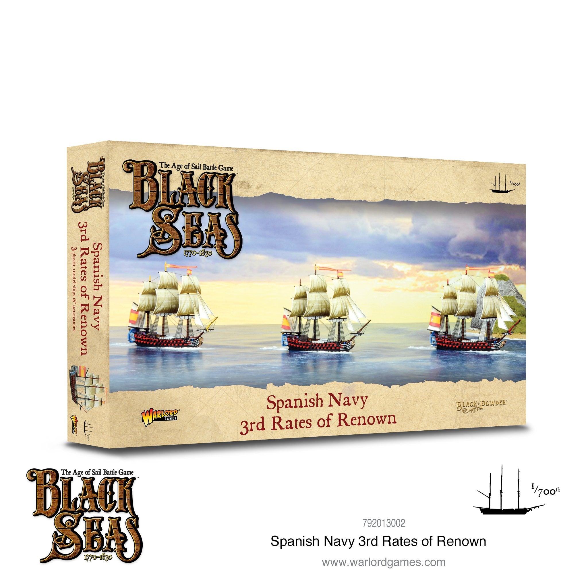 Black Seas: Spanish Navy 3rd Rates of Renown | Grognard Games