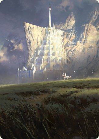 Minas Tirith Art Card [The Lord of the Rings: Tales of Middle-earth Art Series] | Grognard Games