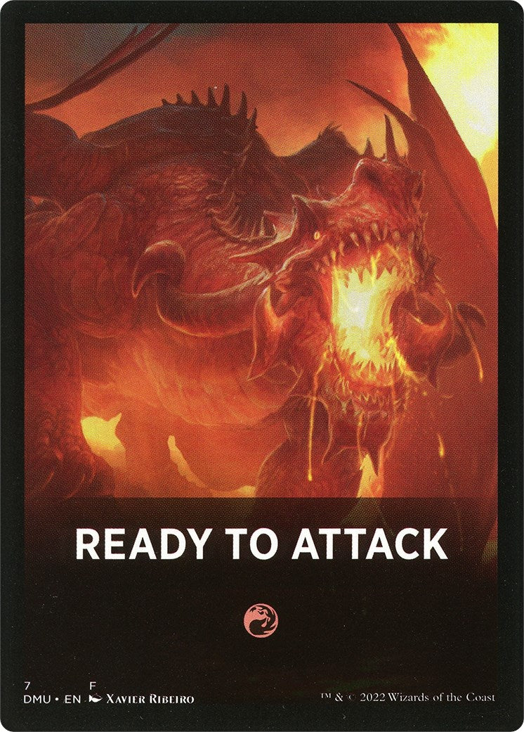 Ready to Attack Theme Card [Dominaria United Tokens] | Grognard Games