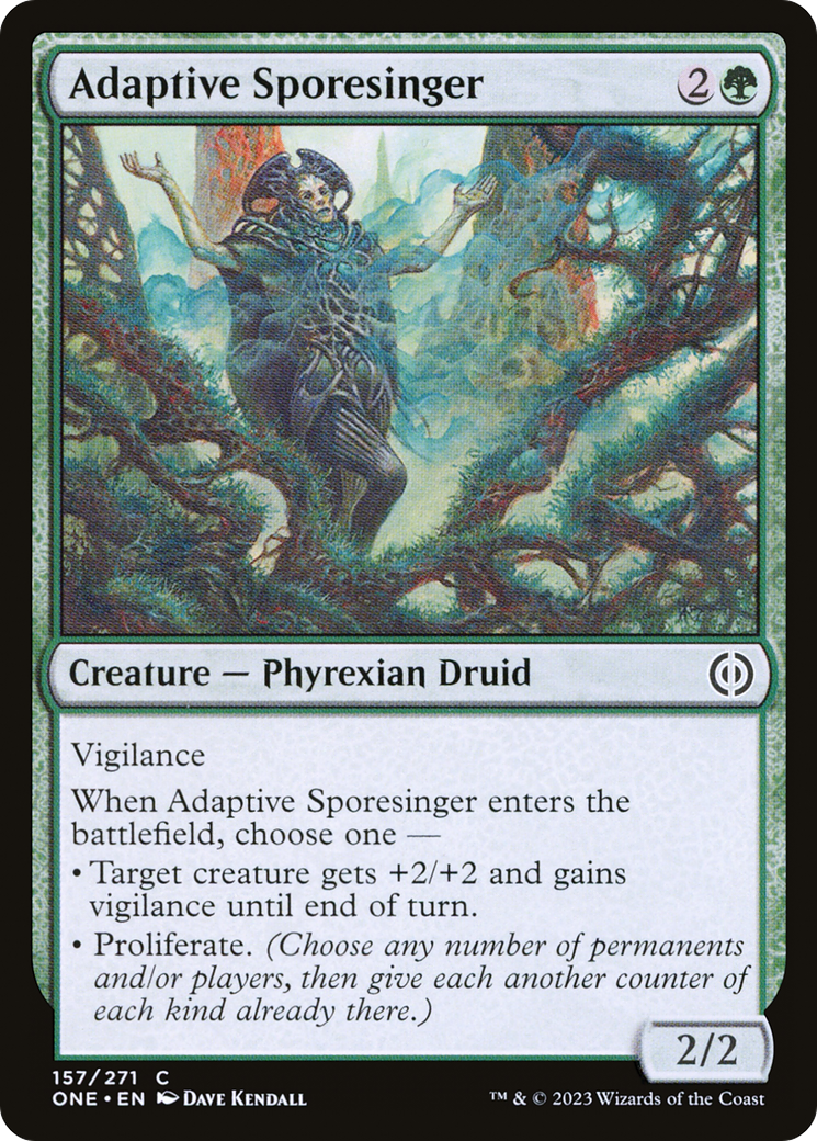 Adaptive Sporesinger [Phyrexia: All Will Be One] | Grognard Games