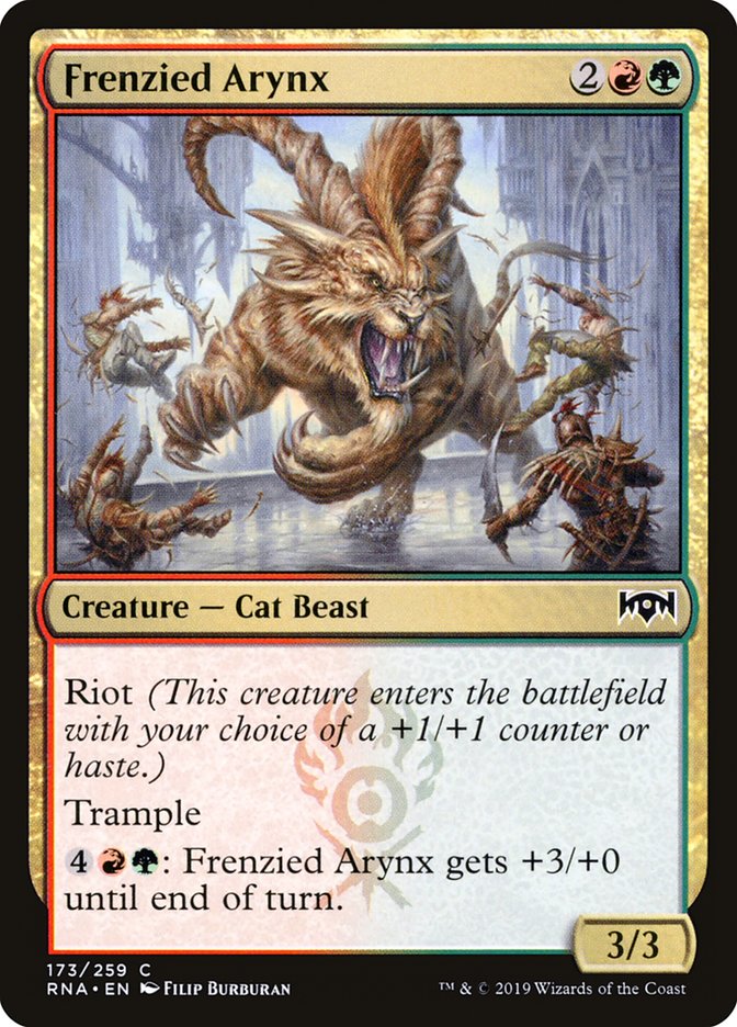 Frenzied Arynx [Ravnica Allegiance] | Grognard Games