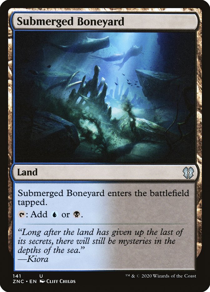 Submerged Boneyard [Zendikar Rising Commander] | Grognard Games