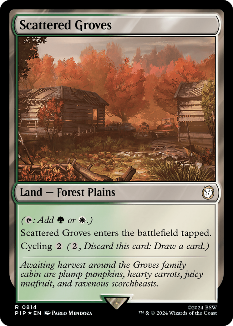 Scattered Groves (Surge Foil) [Fallout] | Grognard Games