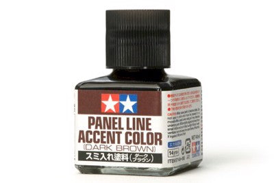 Tamiya Panel Line Accent Color (Dark Brown) | Grognard Games