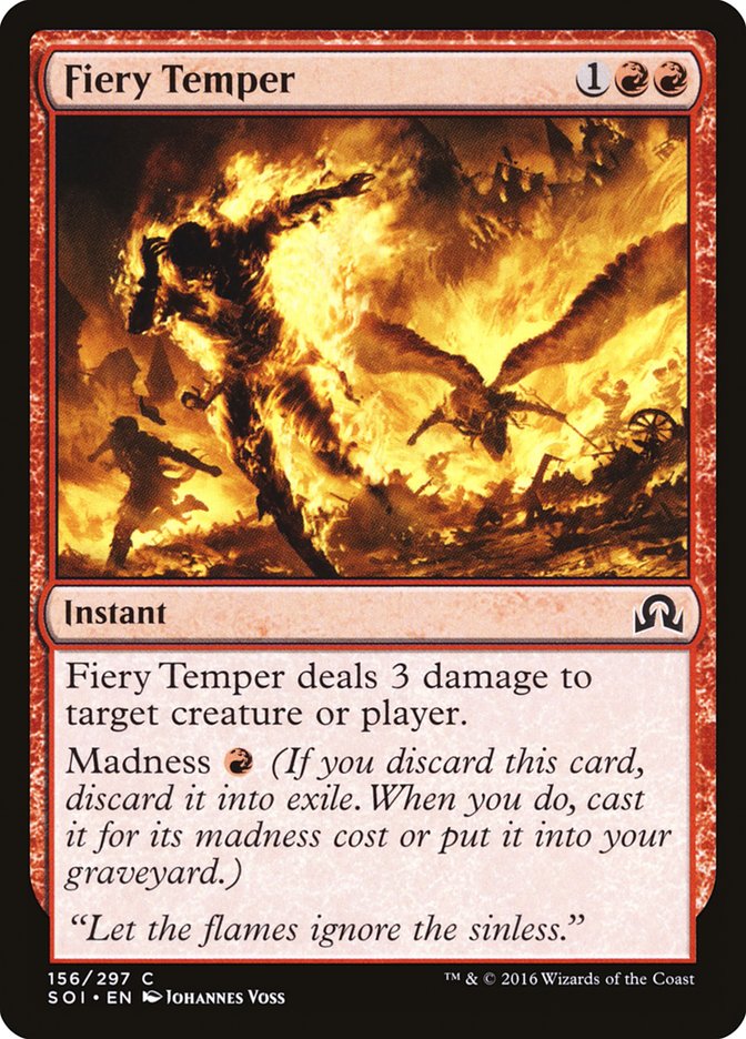 Fiery Temper [Shadows over Innistrad] | Grognard Games